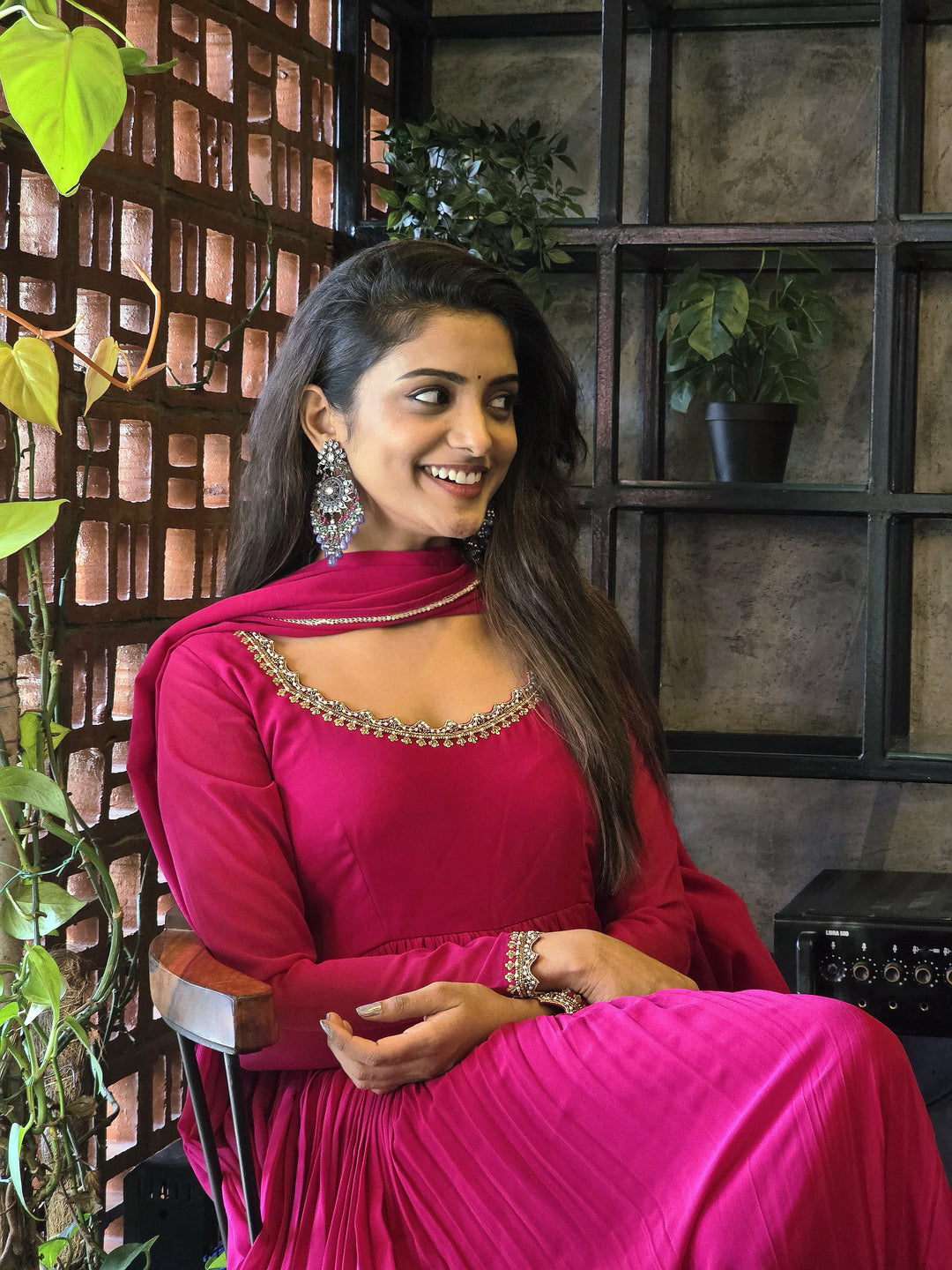 WINE GEORGETTE SET