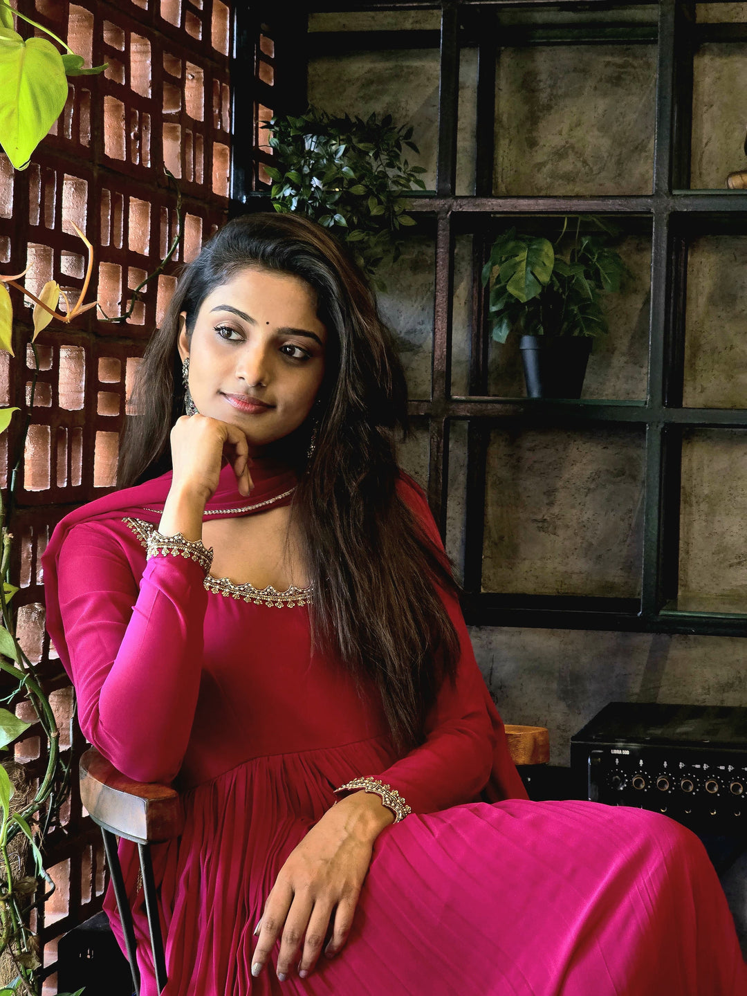 WINE GEORGETTE SET